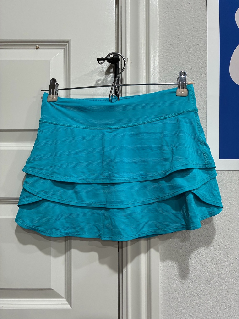 Athleta Teal Layered Skater Skirt